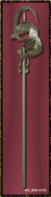 bastón de manso con acabado fantasía